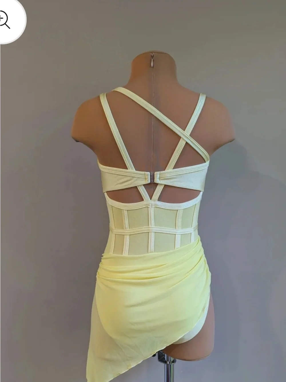 Yellow Embellished Lyrical Costume